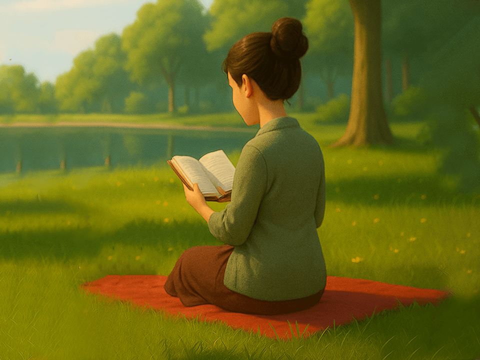 Yana the literature teacher teaching